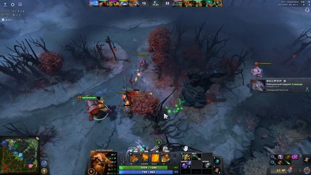 Шейкер саппорт выносит кери в соло DOTA2 7 32D