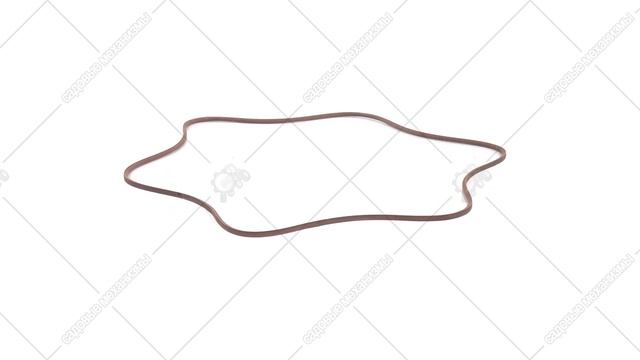 Ремень Cub Cadet 754-04329A / 954-04329A привода деки 3D обзор.