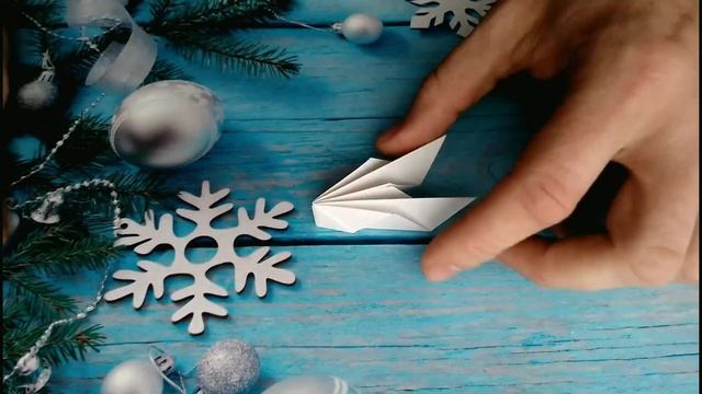 ❄️ Как сделать СНЕЖИНКУ ИЗ БУМАГИ на Новый год