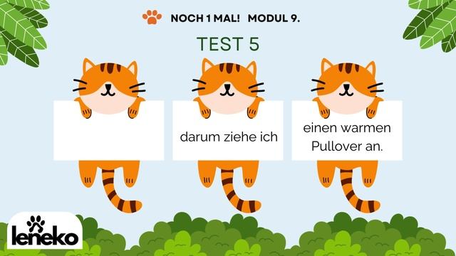 93 LENEKO тренажер немецкого Noch 1 Mal: Modul 9-3 . Проверь себя!