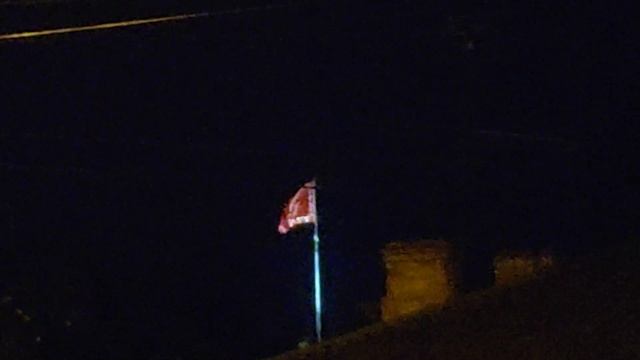 Винница уникальные кадры флаг города на Замковой горе