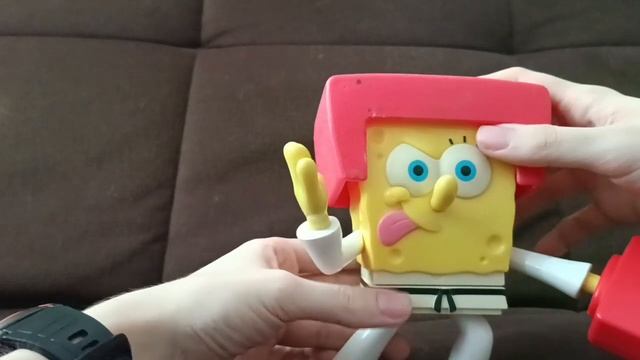 Обзор на Мою Игрушку Детства Губка Боб Каратист из Губ