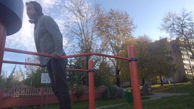 💪Турник, брусья, отжимания -  Моя стандартная трениро?