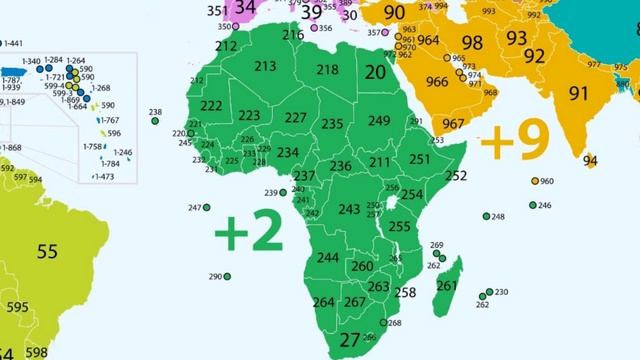 Телефонные коды стран