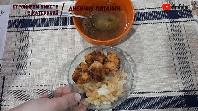 7 день Дневник питания по принципу правильной тарелки