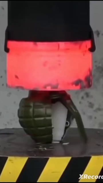 граната / гидравлический пресс #пресс #граната #shorts #эк?