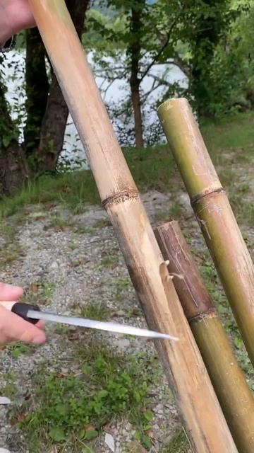 Якутский нож для бушкрафта то что нужно - тест на камен