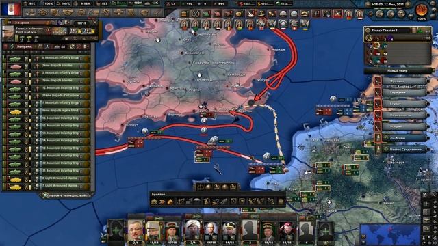 Франция в HOI4 Millennium Dawn By Blood Аlone - RED WORLD