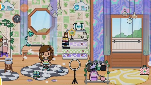 Toca Boca/суть видео про обычный день/