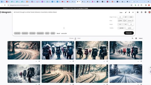 Делаю клип в нейросети Ideogram