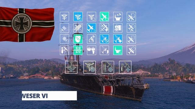 Сборки капитанов и модернизаций  на все авианосцы Мир кораблей