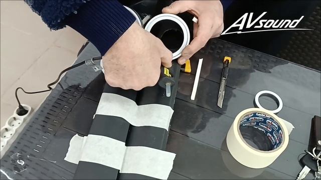 Первый этап изготовления стоек на Ваз 2110