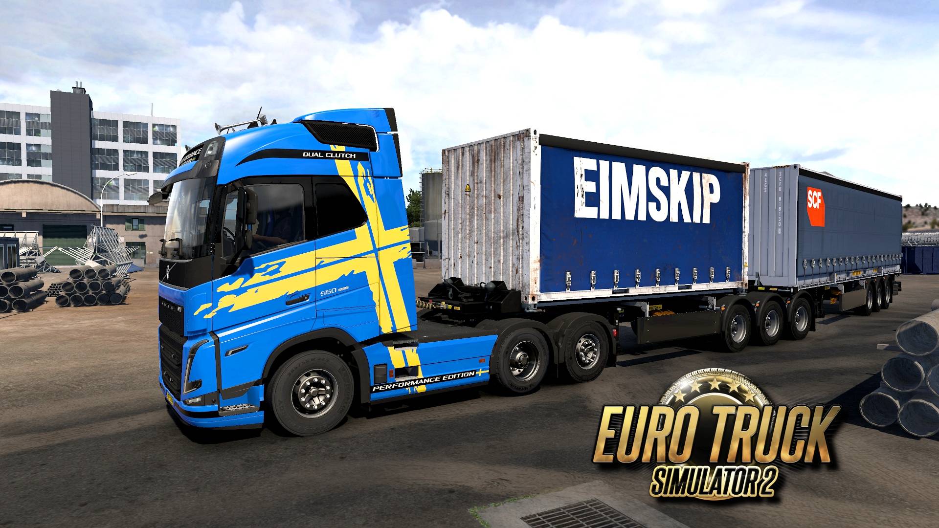 POV Realistic Driving VOLVO FH5 In Euro Truck Simulator 2.