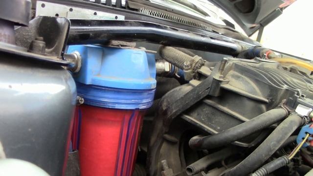 ВАЗ 2115  Замена колбы фильтра антифриза.