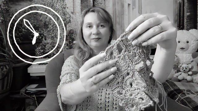 Часть 2 я Безотрывный рисунОк Цветы крючком