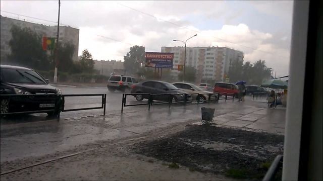 2024-06-25 Гроза, цветы, вечер, +20°С, Братск, Сибирь, Россия