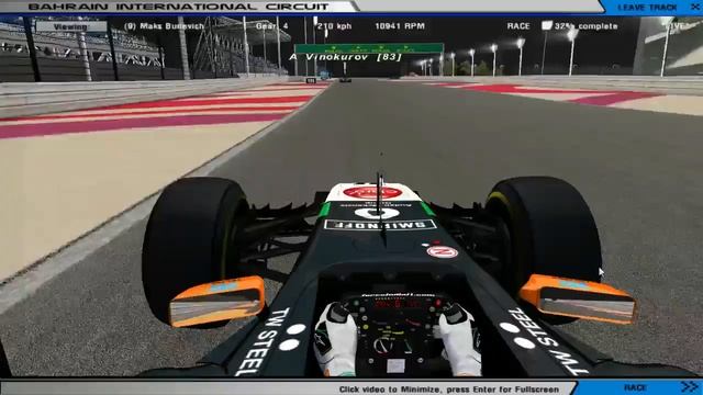 SimRace.SU F1 2014 Bahrain Grand Prix: Запись стрима (полный уик-энд)