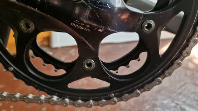 Износ цепи Shimano CN-6701 при использовании больших звезд и
