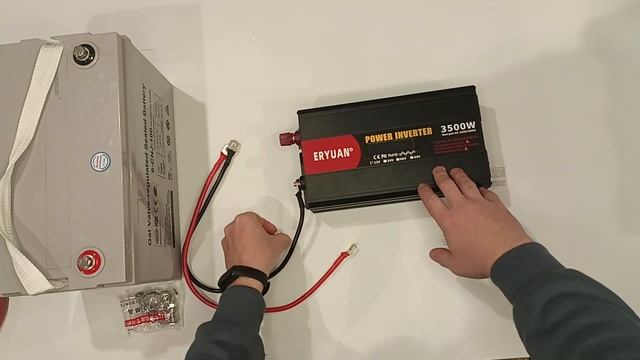 ІНВЕРТОР 12V-220V 3500W (1450W) ERYUAN з екраном