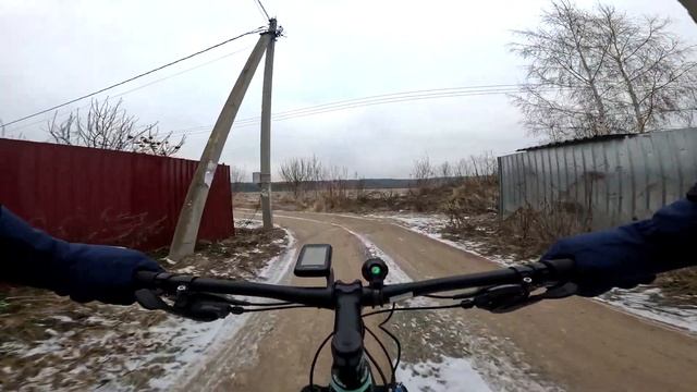 ЗИМНЯЯ ПРОГУЛКА НА ВЕЛОСИПЕДЕ ПО ОКРАИНАМ НАУКОГРАДА