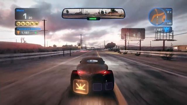 Гонка. Blur. Прохождение. Эмбой. Покорение пустошей. Продолжение. Делаем Золото )))