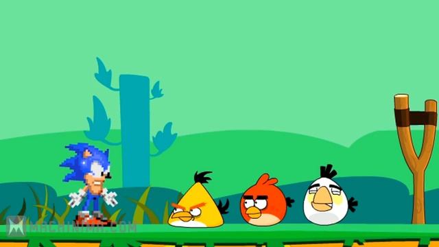 Соник Напрокат S2E8: Angry Birds [RUS]