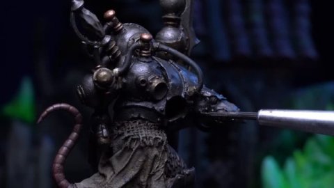 Paint SKAVEN in the Grimdark Style Use REAL HAIR & OSL glow on Minis Warhammer Age of Sigmar