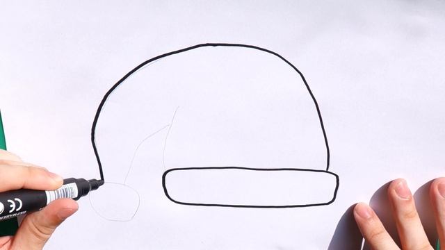 How To Draw A Hat For Kids | Как нарисовать шапку для детей