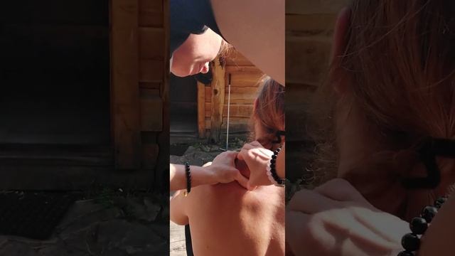 Массаж предплечья, плечо, трапеция