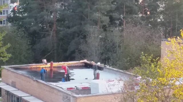 Мастикой покрывают плиты