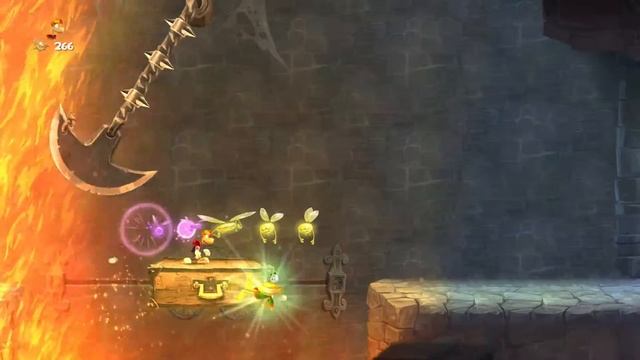 Прохождение Rayman Legends - Малютки в опасности -Спасите Элисию - Подземная погоня - Часть 8