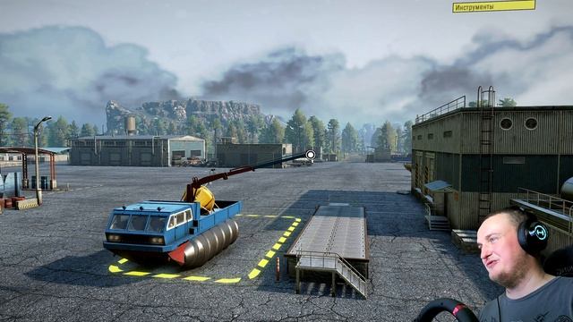 SnowRunner мод Z2 Step 4904 Screw Navigator Вездеход на шнековом ходу