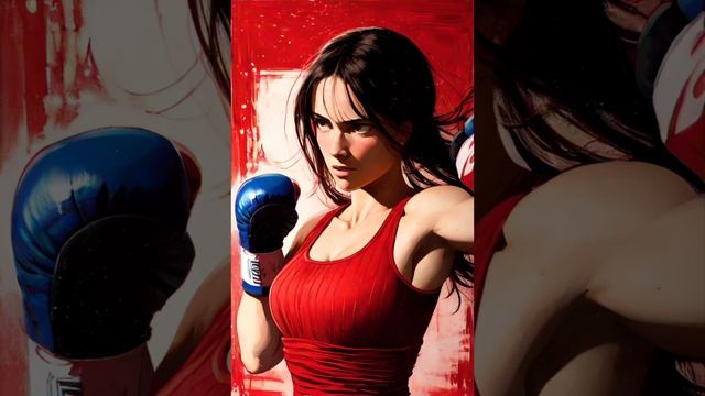 Зайка занимается боксом в старом подвале.