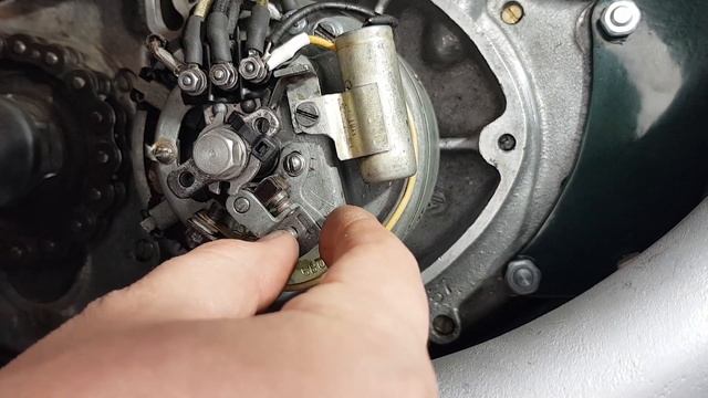 Настройка зажигания на мотоцикле ИЖ-49.