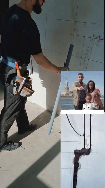 Устройство кабель-канала на ТВ зоне