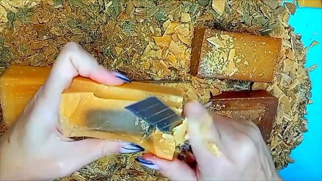 ASMR 2X🤎cutting Soap🤎 Carving Soap🤎 резко сухого мыла