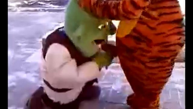 Disney Тигр и шрек развлекаются