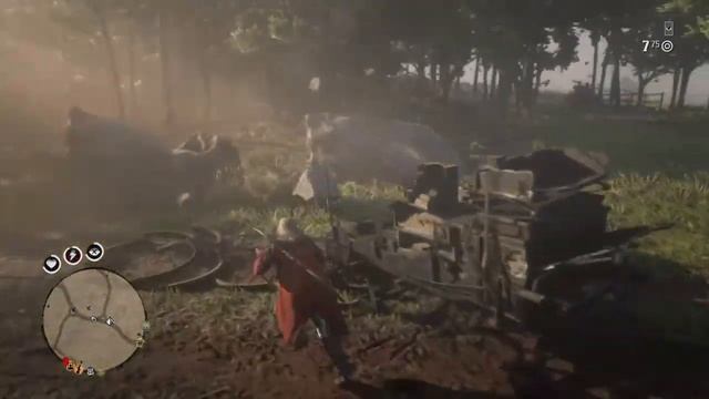 Багованная тележка в рдр2 онлайн