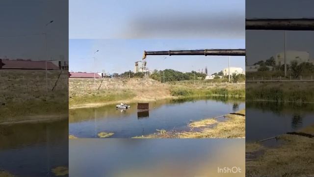 Автокран XCMG 30. Работа с водолазами. Работа в горизонт с