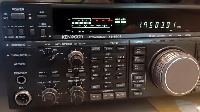 Третий день тестового вещания на Чукотку. 21.05.2025 10.00 Utc 17505 RX Loc PO80LN