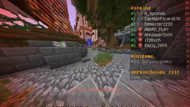 Почётное 6 место в Minecraft Mario Party