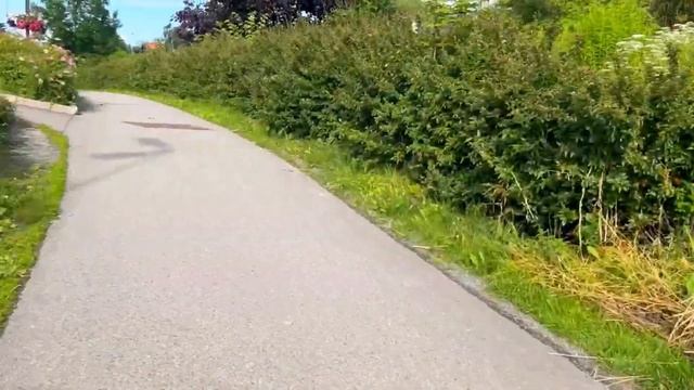 Дороги и Частный Сектор Видео 4K Пригород Норвегия