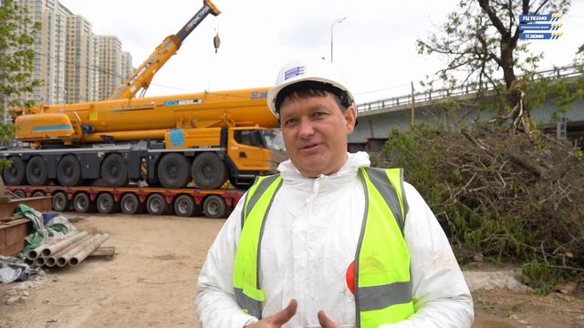 Первый в России автокран XCA 500_S #гцтехно #xcmg #автокран