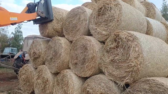 Диаметр рулона сена, соломы от пресса Паскаль C12R