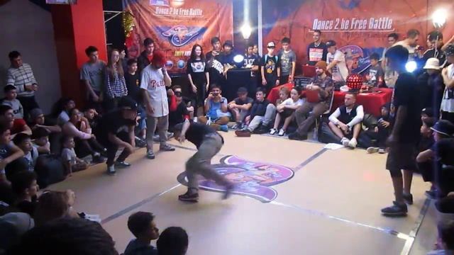DANCE 2 BE FREE Bboy Fix & Neitron  Мелкий и Царь