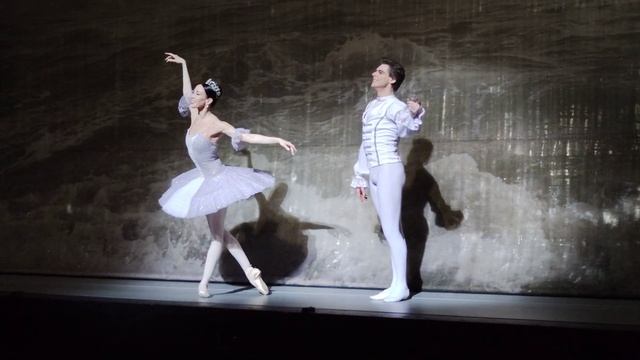 Виктория Терешкина и Владимир Шкляров на поклонах после балета 