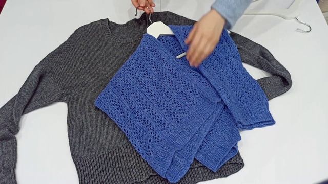 Хранение трикотажа на вешалке.