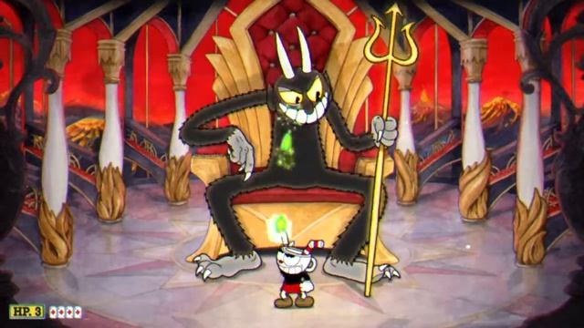 Прохождение Cuphead дьявол.