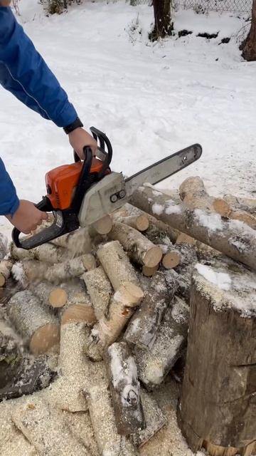 STIHL - MS 180 в роботі