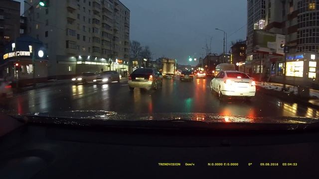 TrendVision TDR-719S Ultimate. Super HD ночью